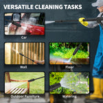 2200w Power Washer 170 Bar Pressure With Adjustable Nozzle | Yellow