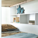 Olly Storage Bunk Bed Without Drawer With Spring Mattresses | Single | White