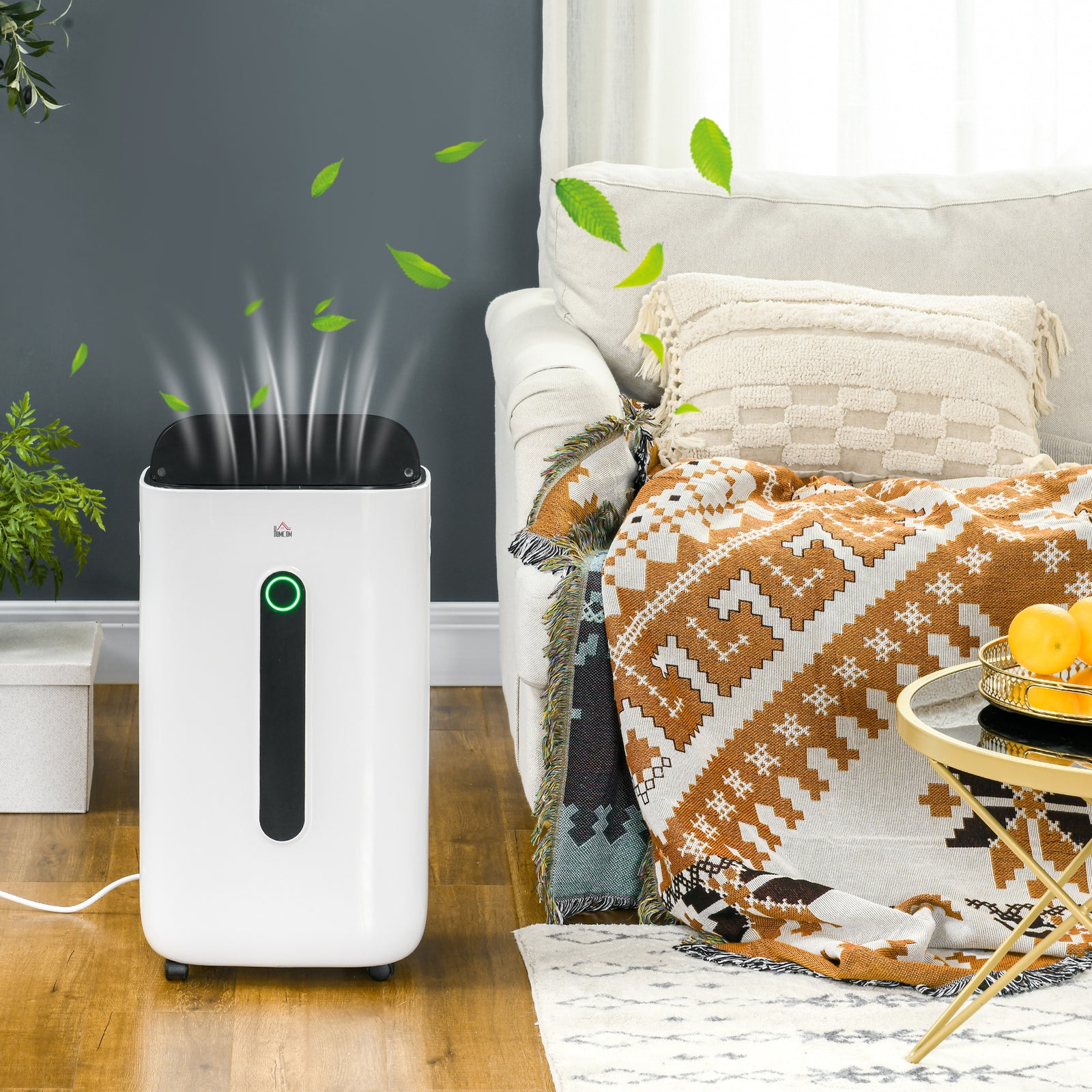 20l Per Day Quiet Air Dehumidifier With Purifier Timer