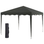 3x3(m) Pop Up Gazebo Marquee Tent For Garden W/ Carry Bag