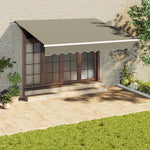 350cm W X 300cm D Outdoor Retractable Patio Awning For Window And Door | One Size