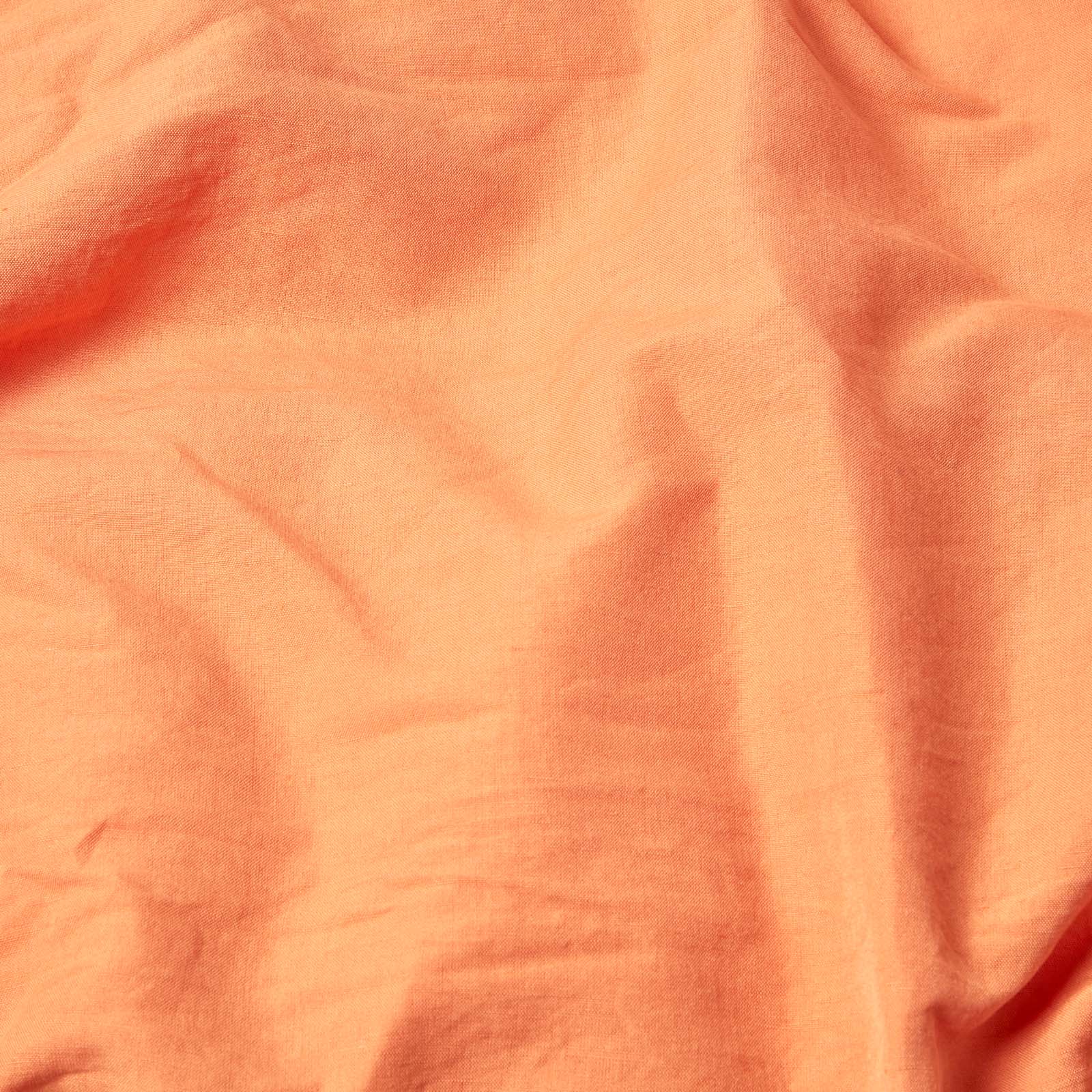 Luxury Linen Deep Fitted Sheet | Super King | Burnt Orange