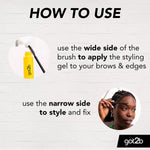 Glued 4 Brows And Edges 2 In 1 Gel, 3 Pack 16ml