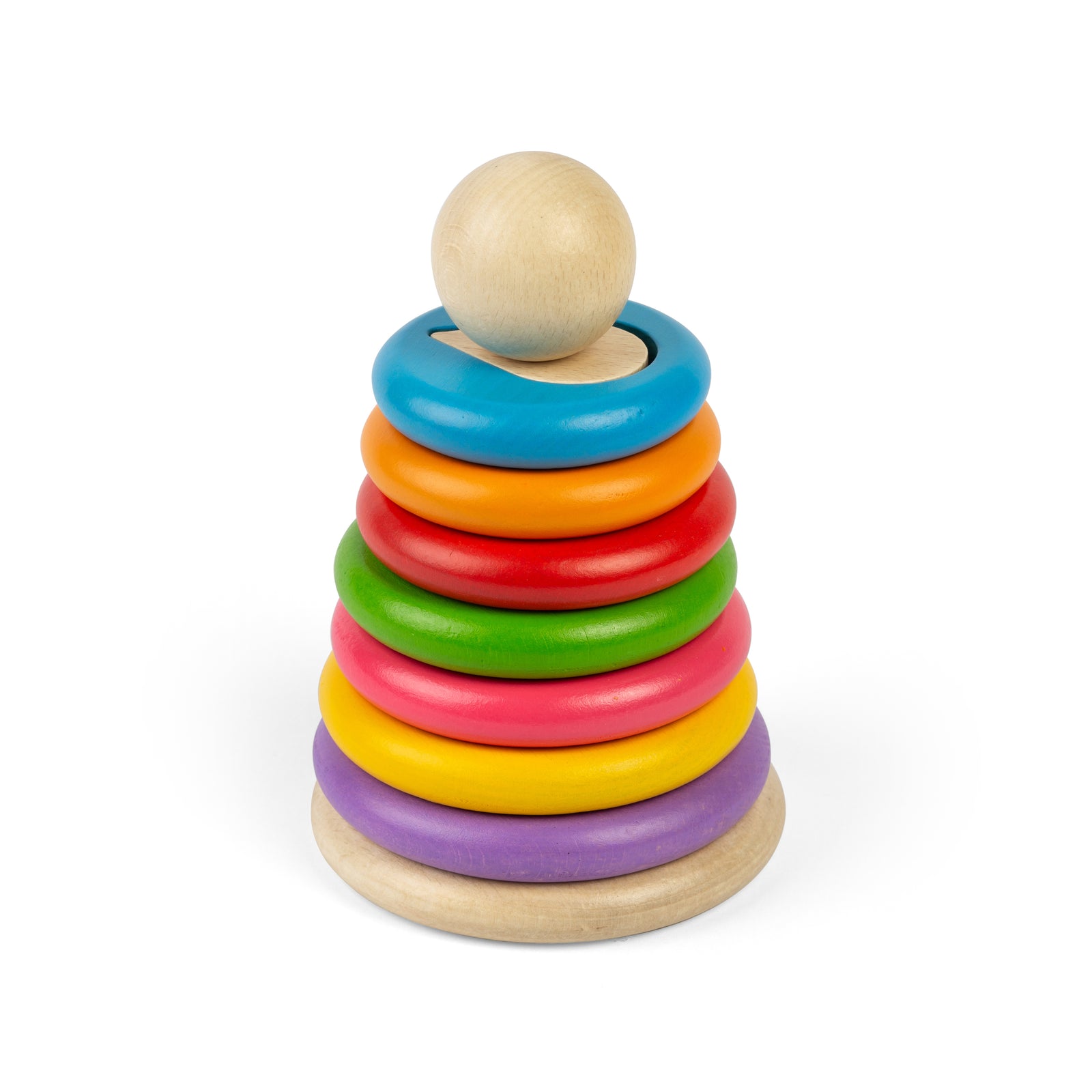 Wooden Secret Shape Stacker Puzzle