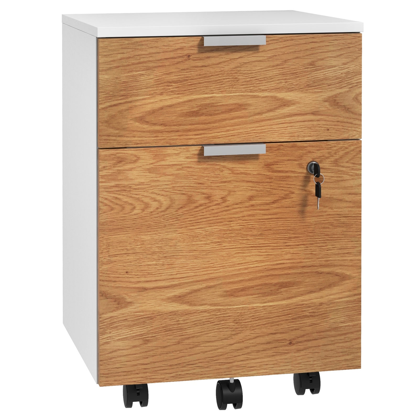 2 Drawer Filing Cabinet With Adjustable Hanging Bars