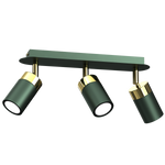 Ceiling Lamp Joker Green/gold 3xgu10