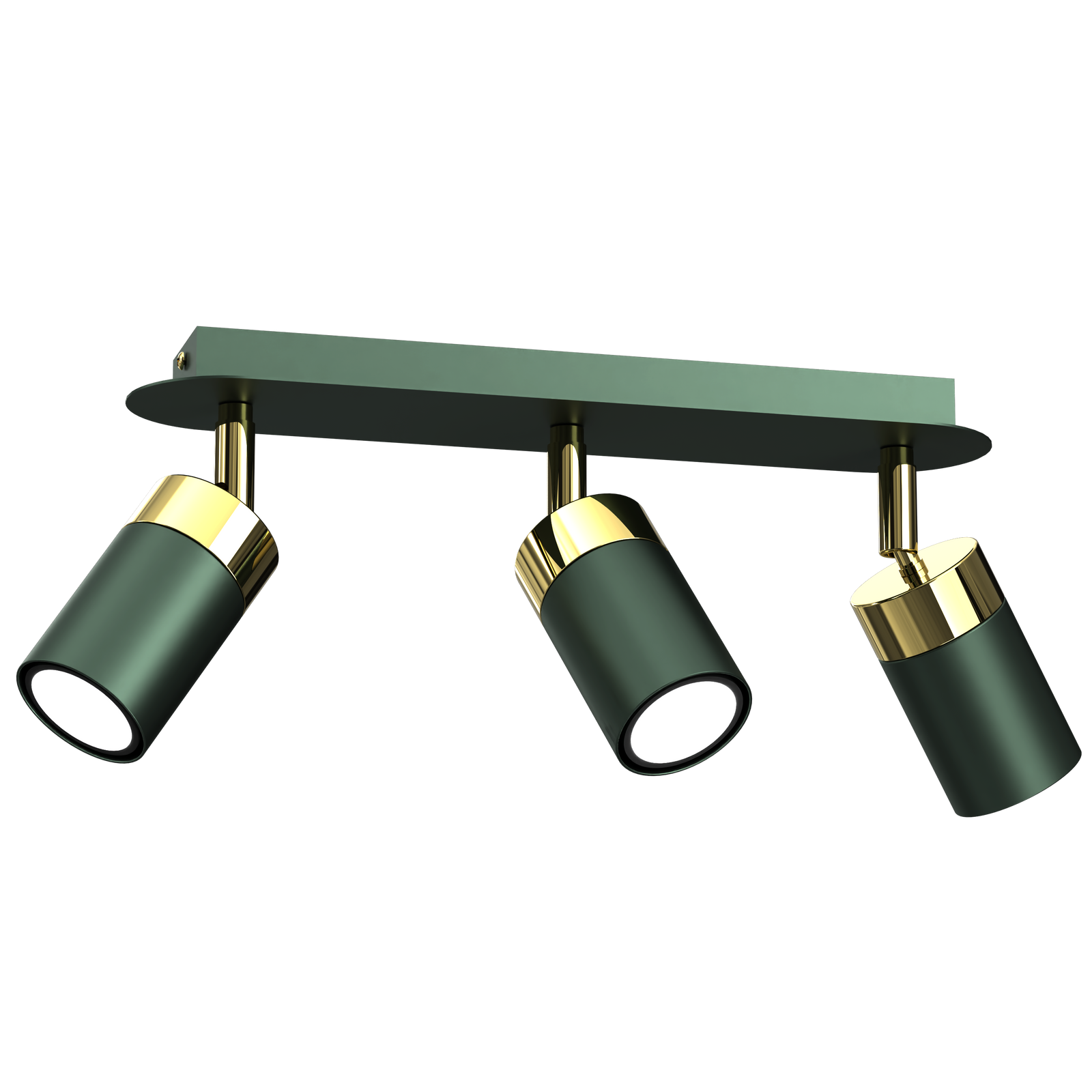 Ceiling Lamp Joker Green/gold 3xgu10