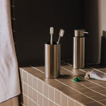 Free Standing Toothbrush Holder Matt Black Logic