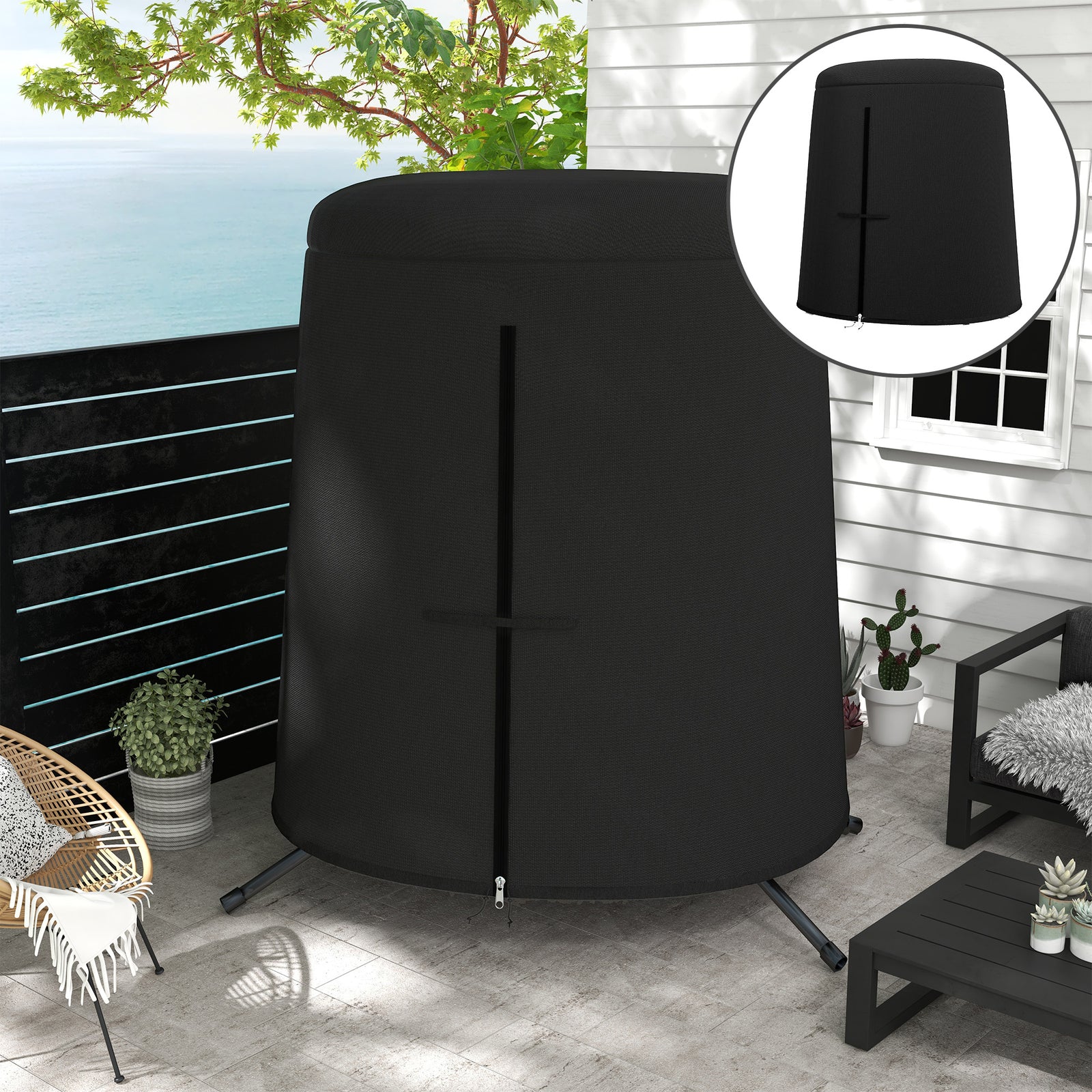 Hanging Egg Chair Cover Outdoor Swing Chair Waterproof