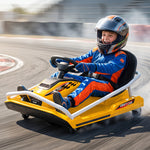 24v Electric Go Kart For Kids With Drift Mode, Soft Start | Yellow