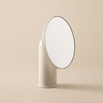 Vanity Mirror, Magnifying Mirror 5x, Countertop, White, Geyser Collection