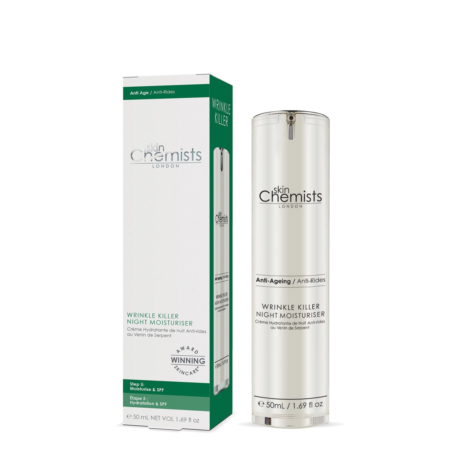 Wrinkle Killer Night Moisturiser 50ml