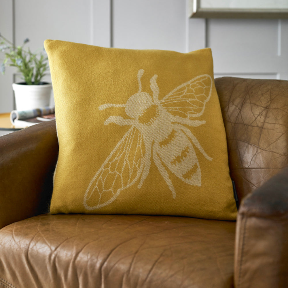 Bee Faux Cashmere Cushion