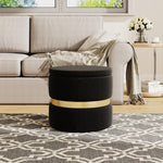Upholstered Storage Ottoman Foot Rest