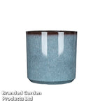 Garden_Gear Large Glazed Effect Cylinder Planter Garden Patio Outdoor Plastic (x1)