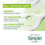 Simple Gentle Care Shampoo 200ml & Moisturiser 125ml 3-pack Bundle