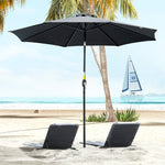 3m Patio Umbrella With Tilt And Crank | Black