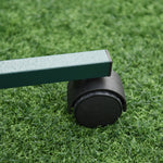 Bird Perch Stand, T-stand Bird Training With Perch, Wheels, Bowls, Green