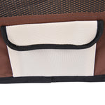 Fabric Pet Puppy Dog Cat Rabbit Pig Guinea Playpen Play Pen Run | Brown
