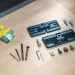 Furniture Cam Lock Kit With Drilling Template For Cabinets & Drawers
