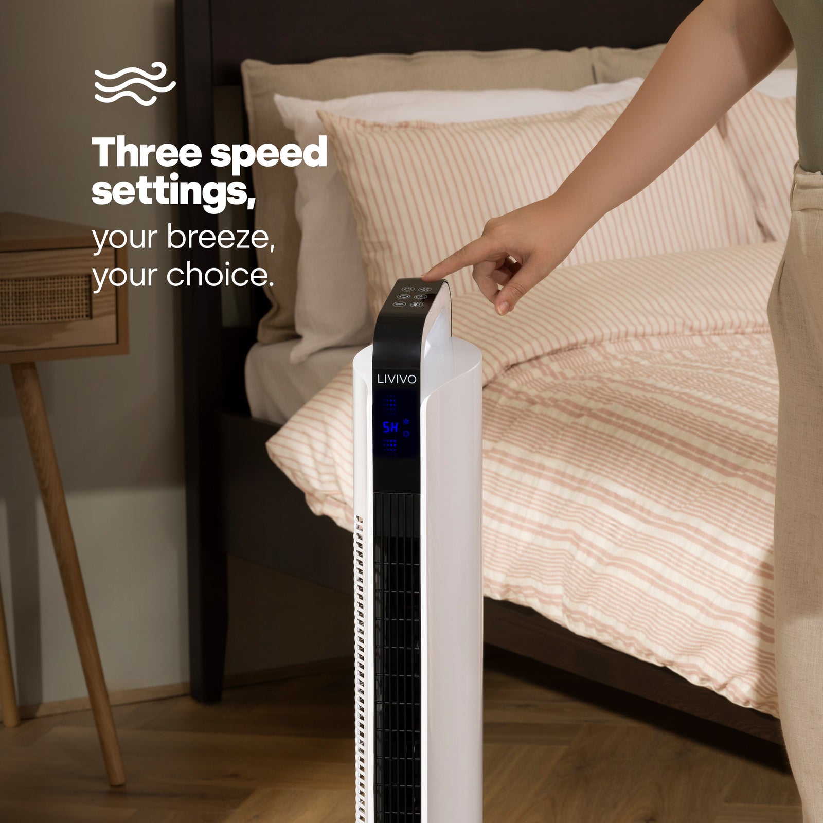 Livivo 35" Tower Fan - White