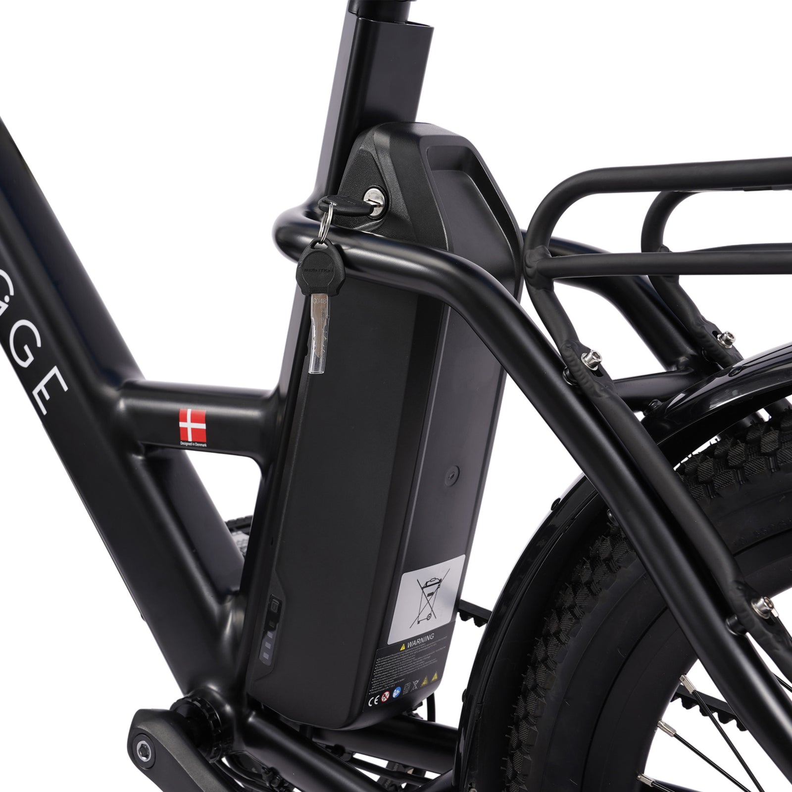 Herlev Auto 2026 City E-bike, Automatic 3-speed, Belt Drive | One Size | Charcoal Black