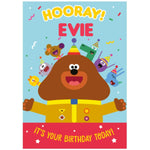 Personalised 'hooray!' Birthday Card Official Product