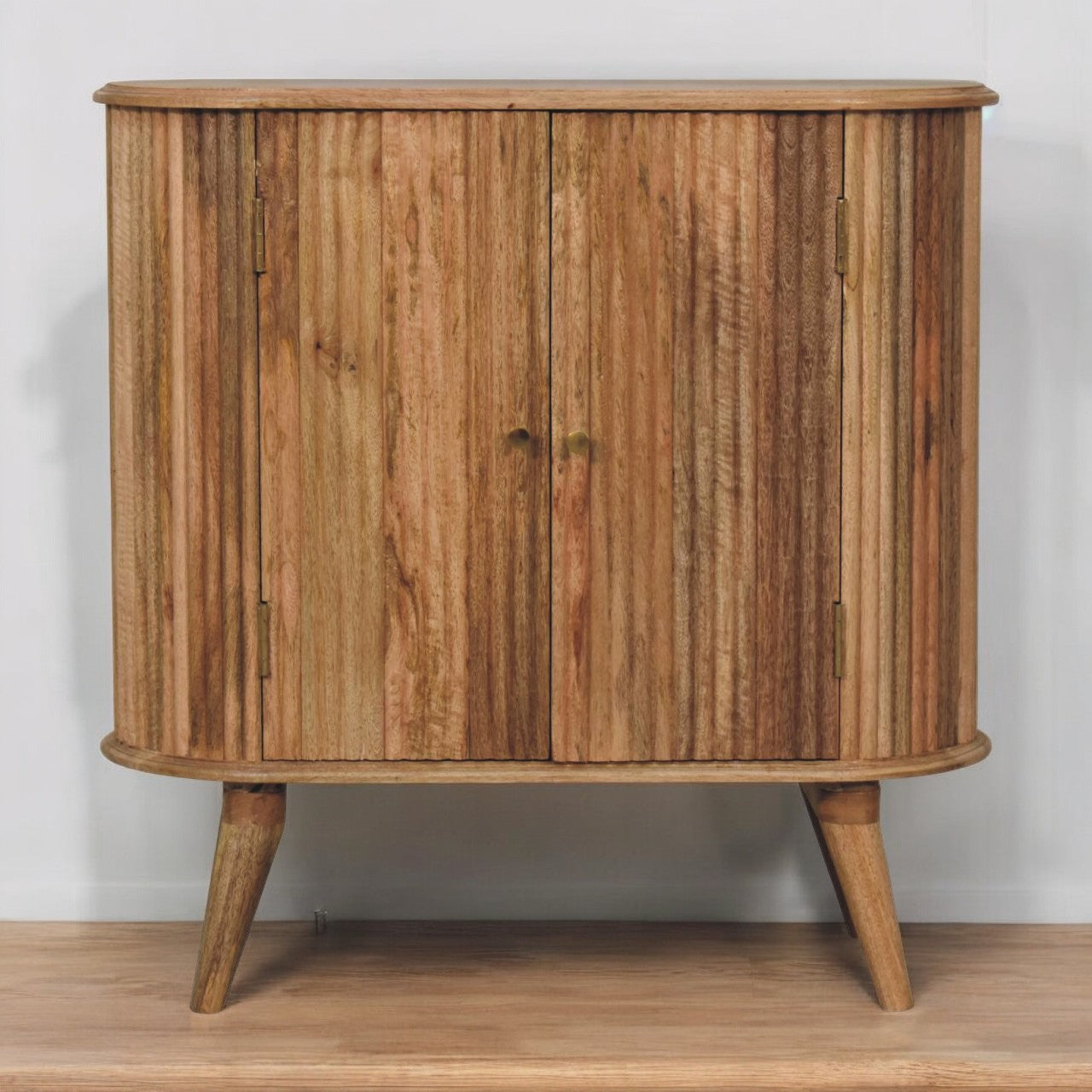 Solid Mango Wood Soba Nordic Cabinet