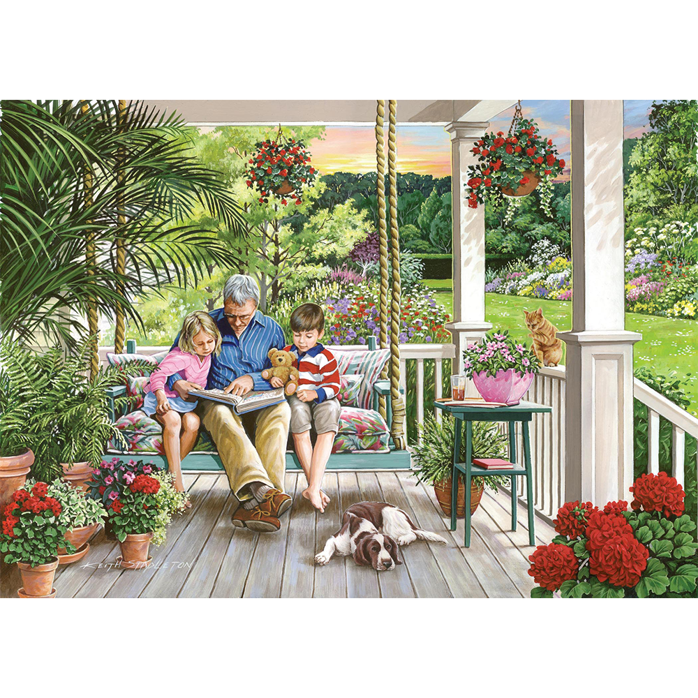 Storytime - Big 500 Piece Jigsaw Puzzle For Adults & Kids, With Extra Large Pieces