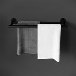 Double Towel Rack Matt Black Architect Sp (60cm)