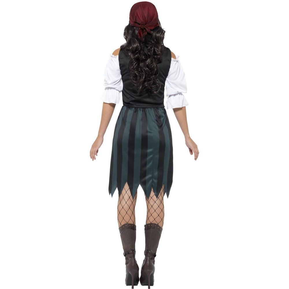 Pirate Deckhand Costume, With Skirt | Large