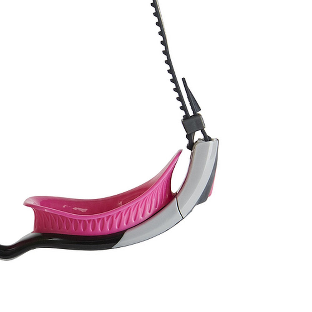 Womens/ladies Futura Biofuse Flexiseal Swimming Goggles | One Size | Pink