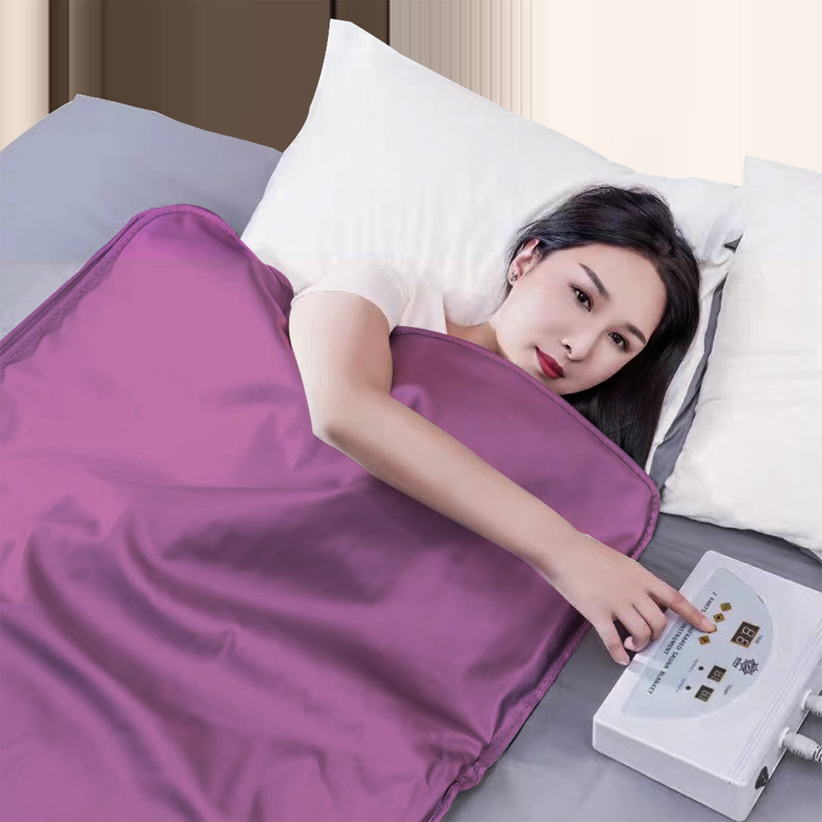520w 2-part Far Infrared Sauna Blanket | Purple