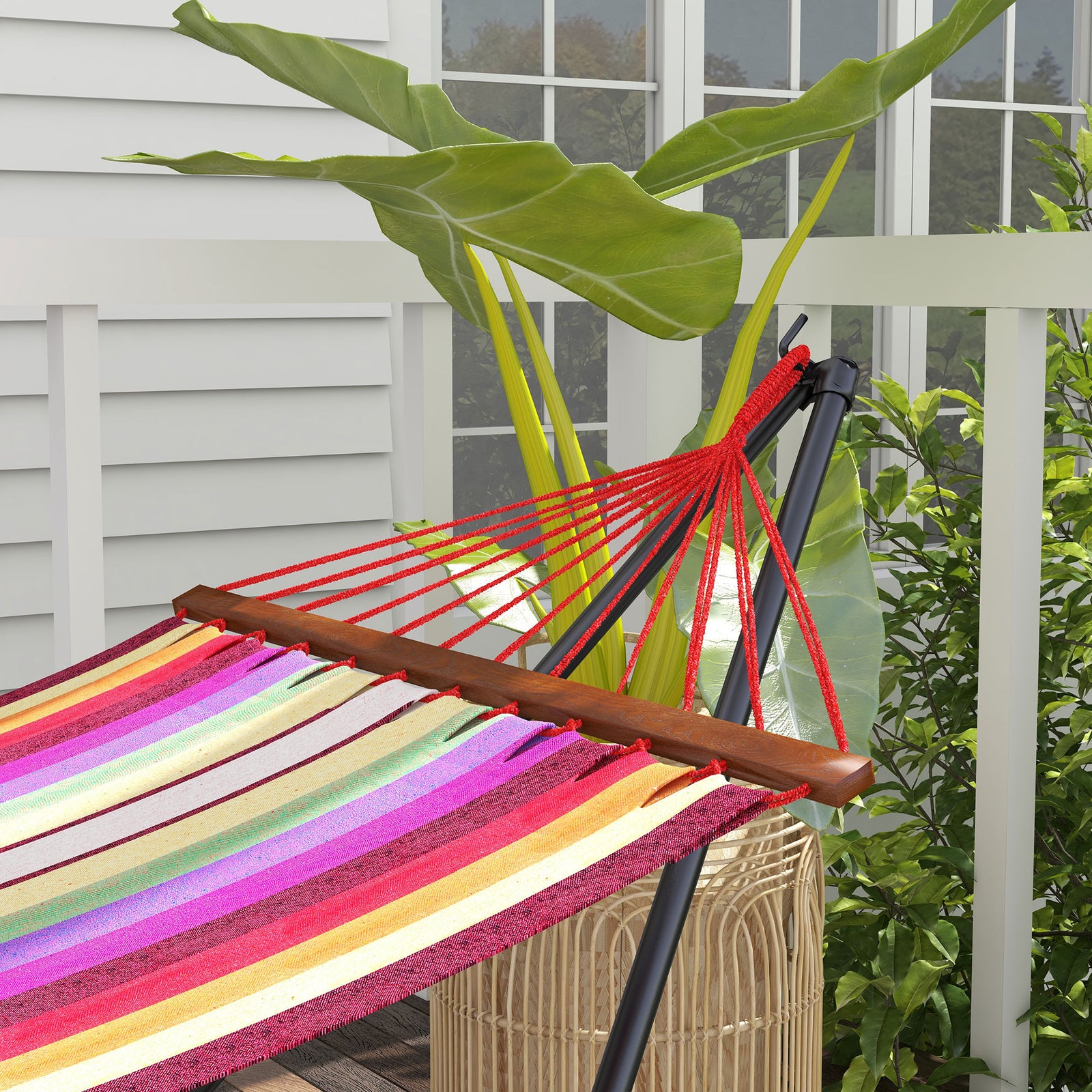 2 In 1 Foldable Portable Hammock, Load Capacity 120kg