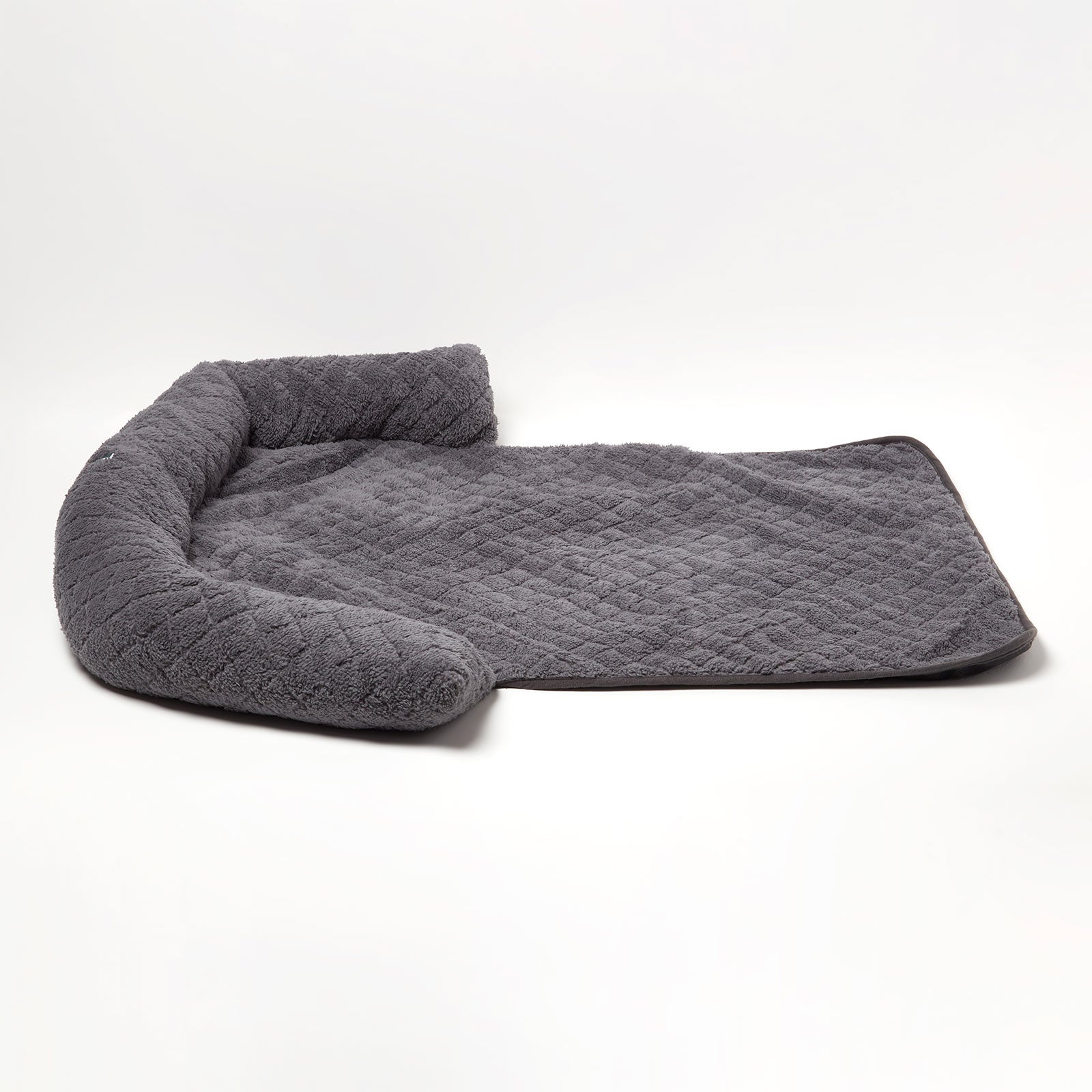 HOMESCAPES Dark Grey Sofa Pet Bed Protector