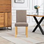 Almont Fabric Dining Chairs - Set Of 2 | Brown