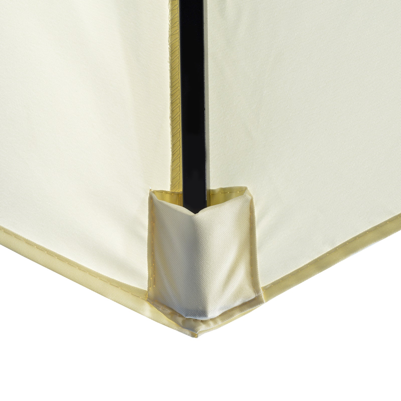 3m Garden Parasol With 8 Ribs Umbrella Sun Shade | Cream