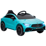 Aiyaplay Mercedes-amg Cla 45 Licensed 12v Ride On Car W/ Music | Blue