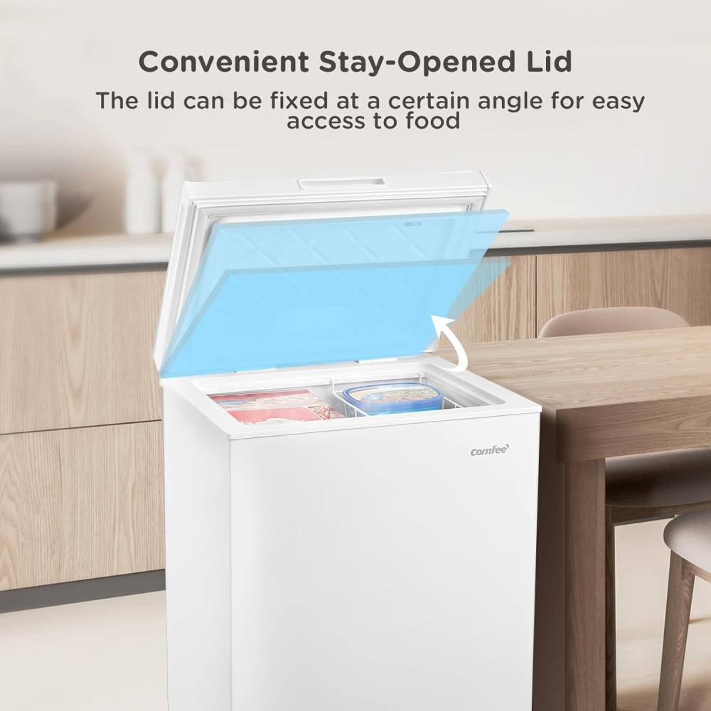 99l Freestanding Chest Freezer (-30℃~10℃) Digital Temperature-control