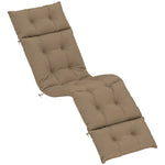 Sun Lounger Cushion Only, Garden Lounge Chair Cushion | Khaki