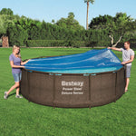 Flowclear Above Ground Fast Set 12ft Solar Swimming Pool Cover
