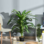 110cm Artificial Dracaena Plant Fake Tree Potted Home Office