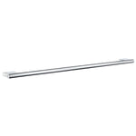 Polished Chrome Towel Rail Wall Mounted Bathroom Storage | Single | Polished Chrome