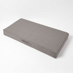Cotton Orthopaedic Foam 2 Seater Booster Cushion | 50cm x 100cm | Charcoal Grey