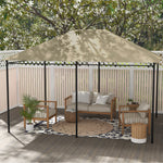 3 X 4m Gazebo Replacement Canopy Cover Gazebo Replacement | Khaki