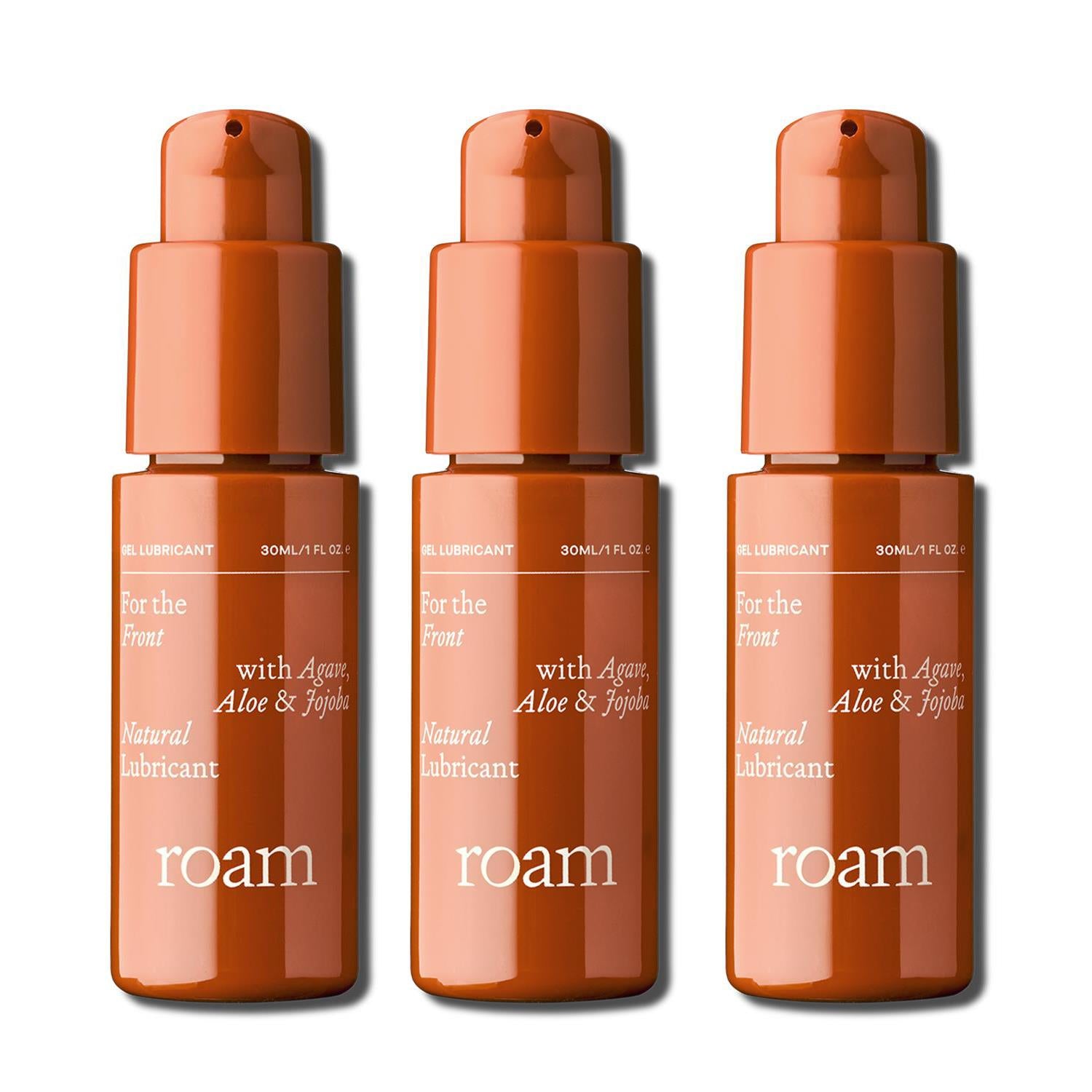 3x Front Lubricant Vegan & Water Based, 30ml