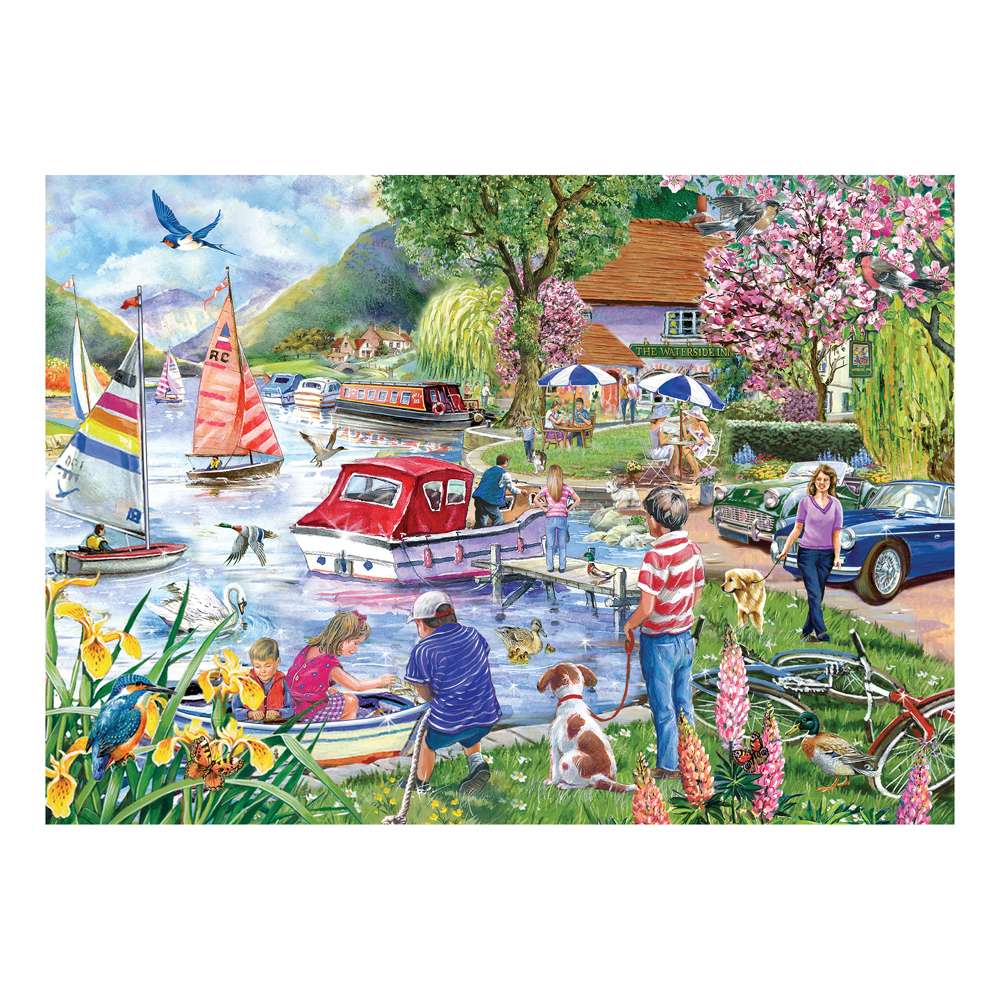The House of Puzzles Waterside Inn Big 500 Piece Jigsaw Puzzle