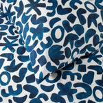 Studio Abstract Shapes Cotton Duvet Cover Set | Double | Blue