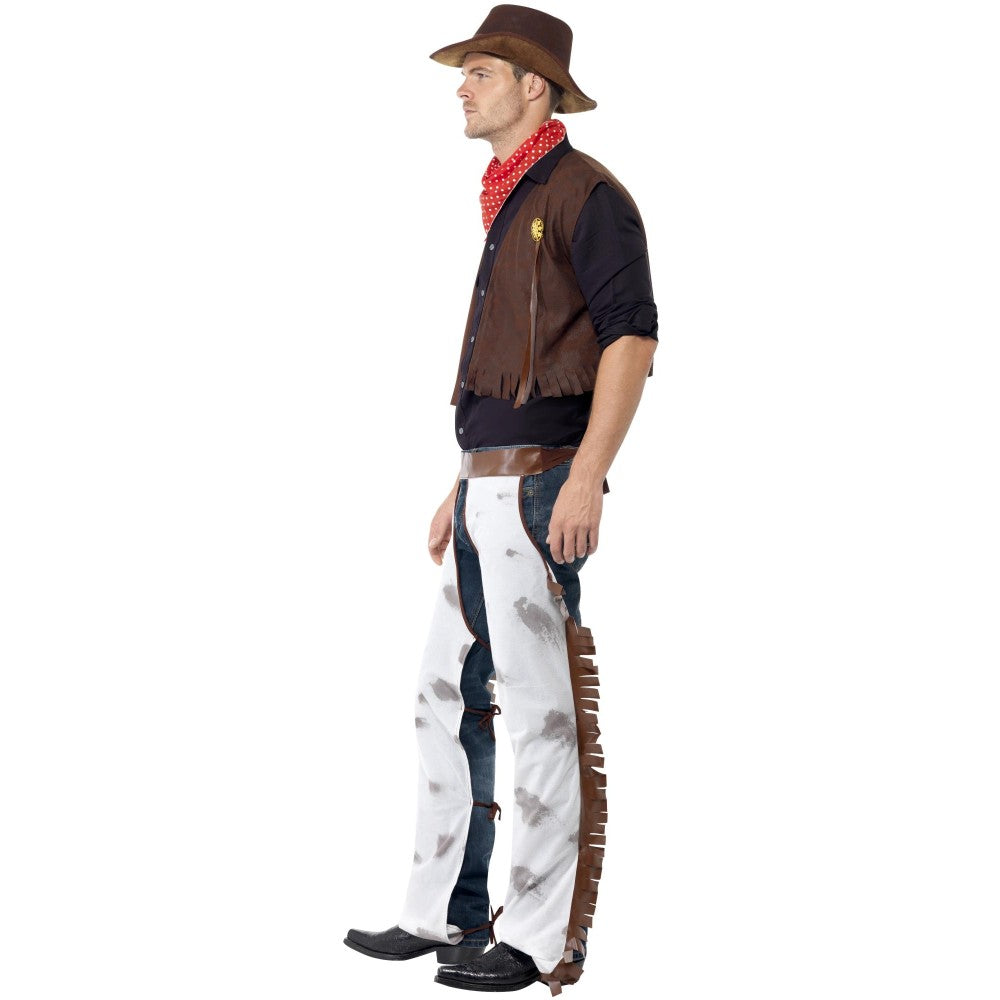 Cowboy Costume, Brown | Large