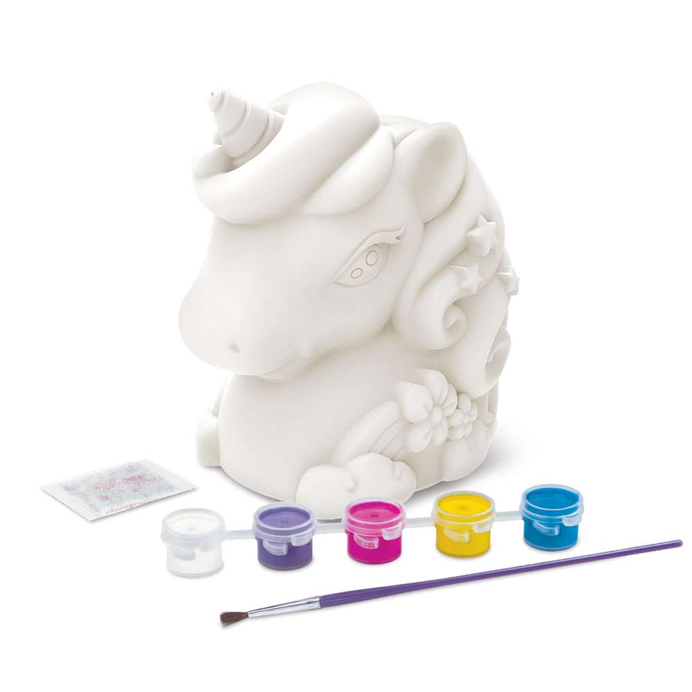 Kidzmaker - Paint Your Own Mini Glitter Unicorn Bank